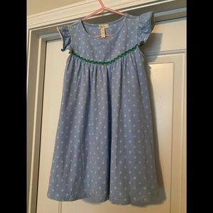 Matilda Jane Blue with mint polka dots Pearl